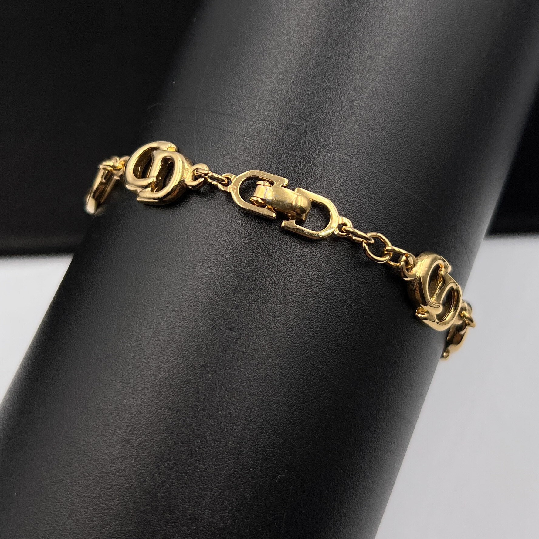 Christian Dior Vintage CD Link Bracelet - Etsy