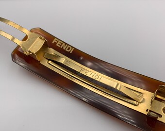 Fendi Vintage FF Logo Hair Clip - Etsy display picture 1