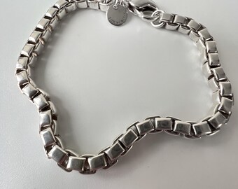 ティファニー ボックス チェーン ブレスレット 925 スターリング