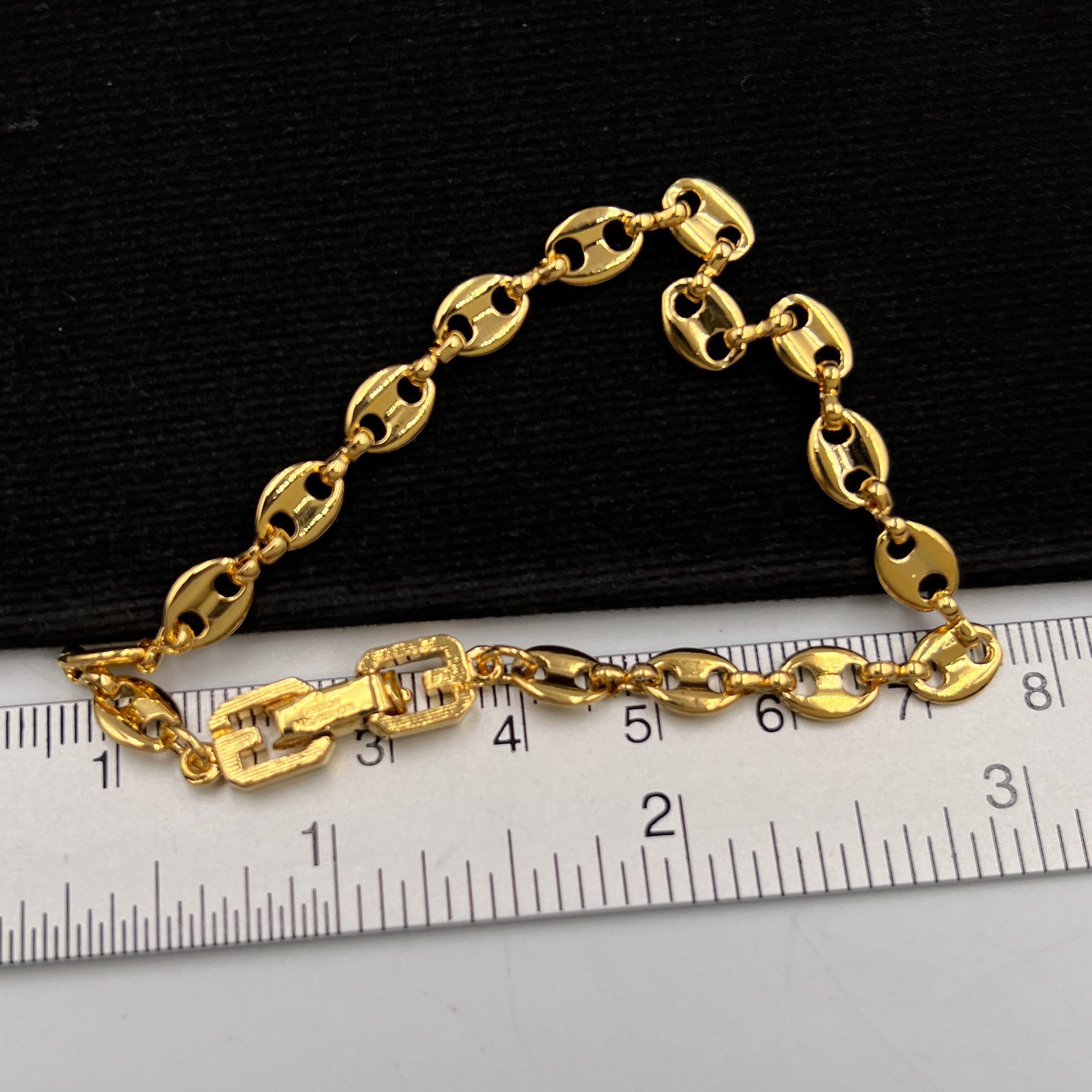 Vintage givenchy gold bracelet store