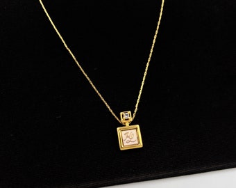 ネックレス・ペンダント KARL LAGERFELD KL X DISNEY NECKLACE Karl Lagerfeld Vintage KL Enamel Pendant Necklace - Etsy