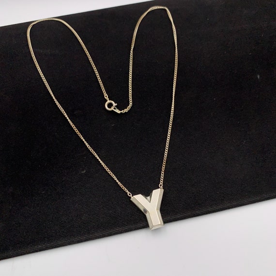Yves Saint Laurent Vintage Y Logo 