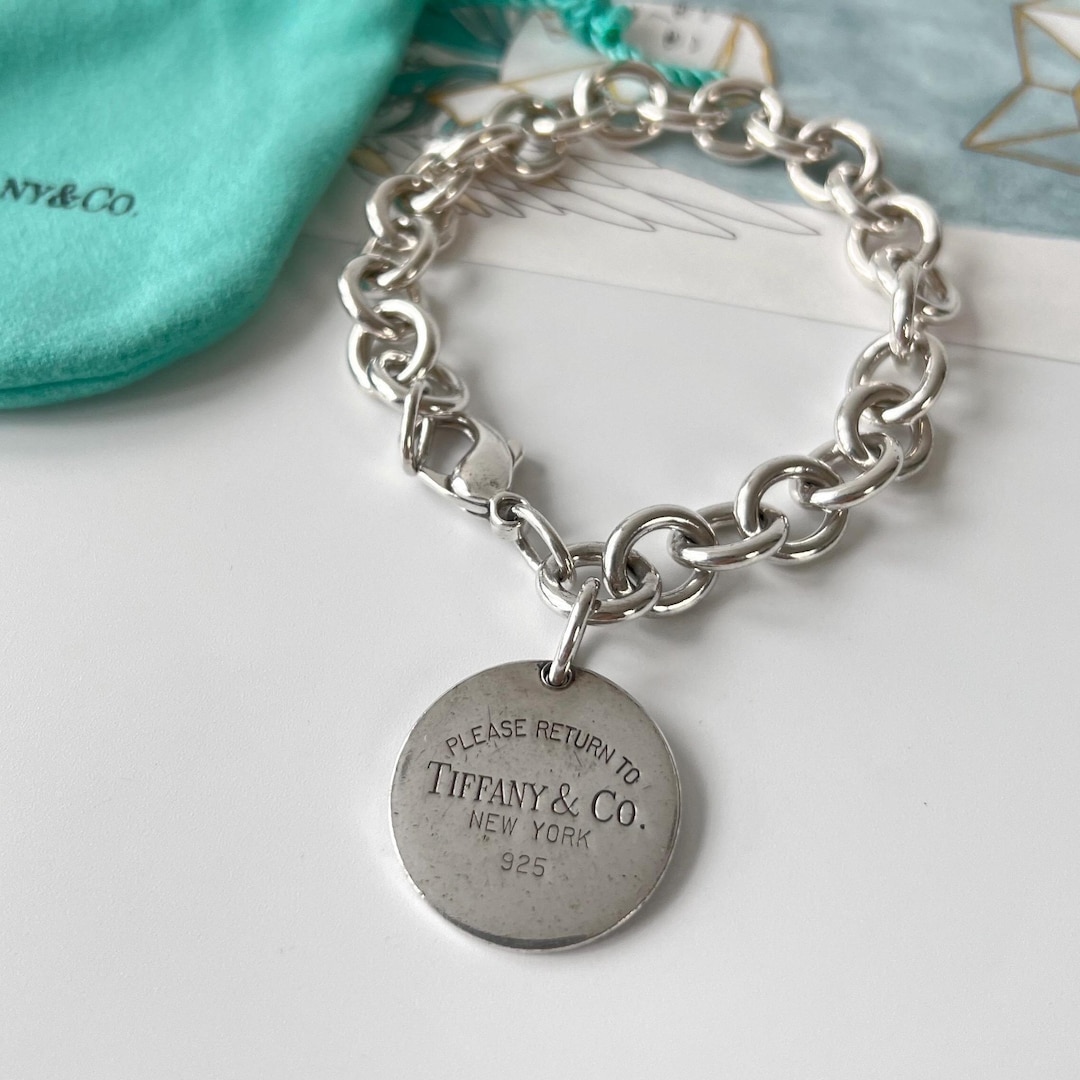 Tiffany & Co. Return to Tiffany Coin Tag Bracelet in 925 Sterling