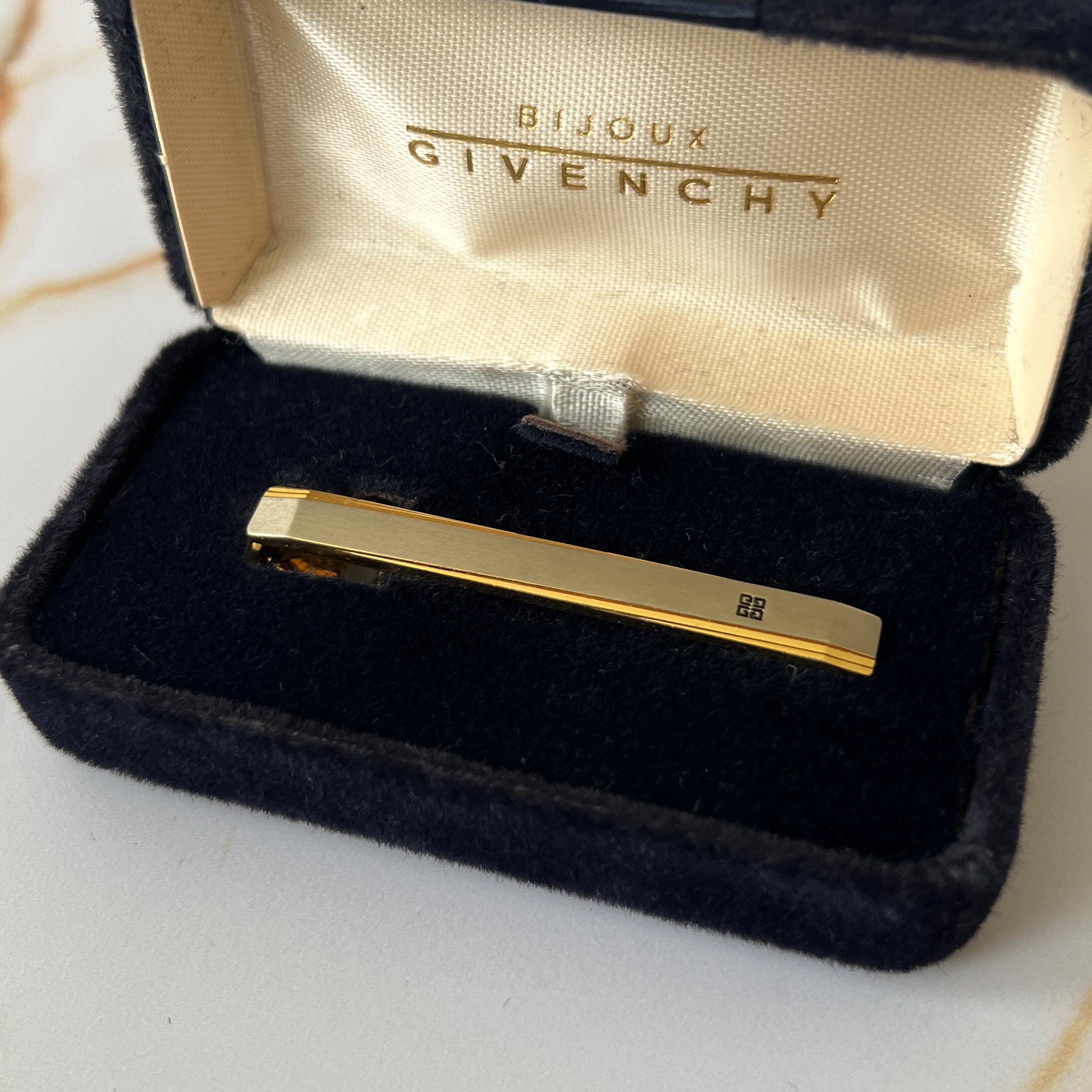 GIVENCHY Vintage Tie Clip - Etsy