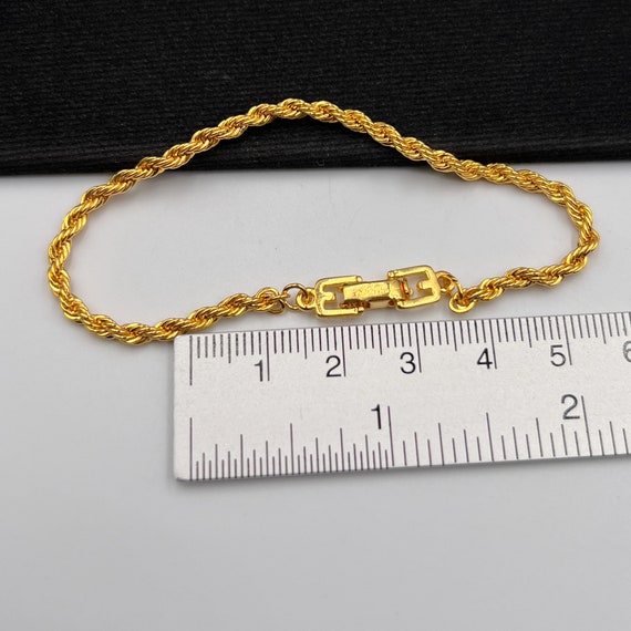 GIVENCHY Gold Bracelet Rope Chain ジバンシー ゴールド