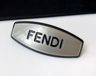 Fendi Vintage FENDI-logo haarclip