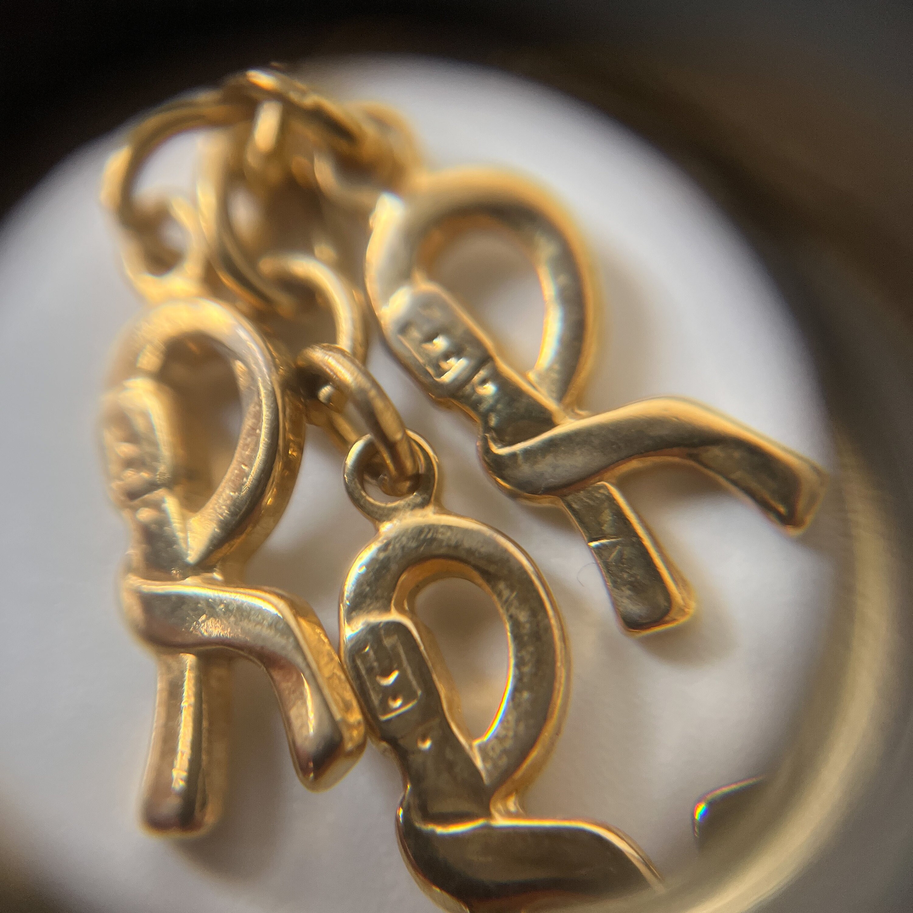 ロベルタ ディ カメリーノ ヴィンテージ ロゴ チャーム イヤリング