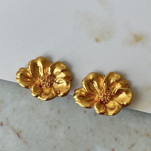 KENZO ケンゾー フラワーピアス 花 パール ヴィンテージ KENZO