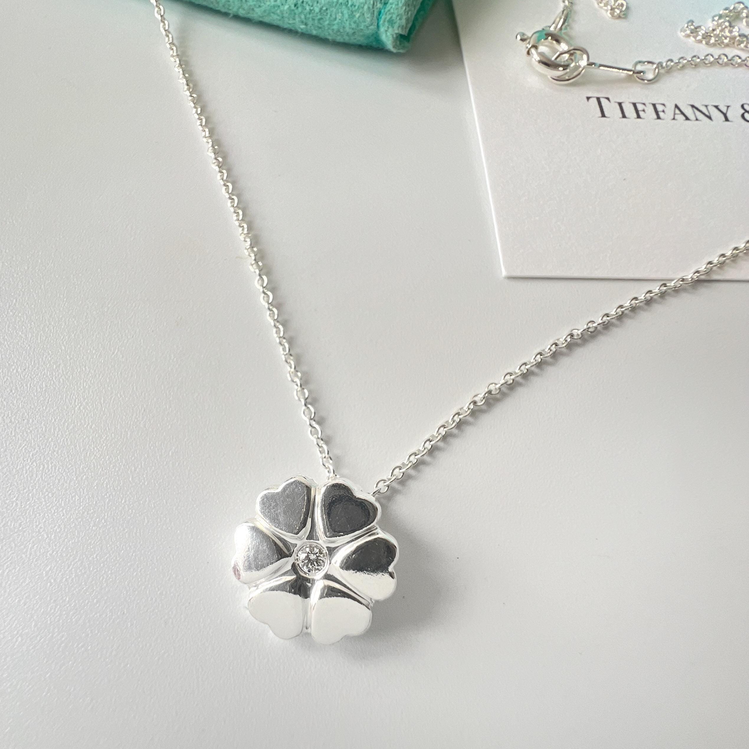 【TATIANA】(Silver925) Petty Fleur necklace Fleurette Tie Necklace