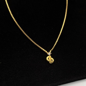 クリスチャン ディオール ヴィンテージ ロゴ コイン ゴールド メッキ