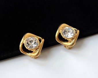 イヴ・サンローラン ヴィンテージ サンフラワー ゴールドメッキ