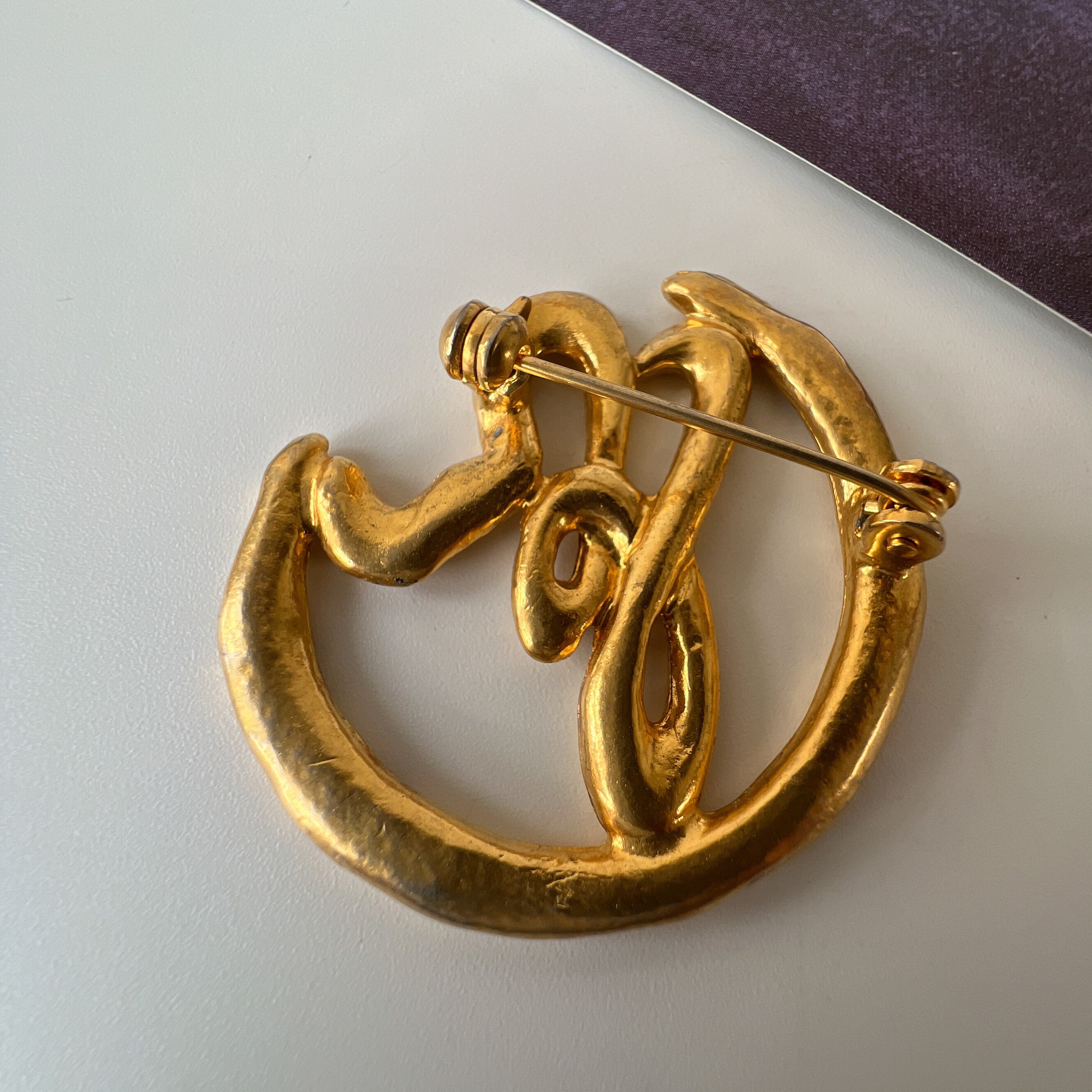 SONIA RYKIEL Vintage SR Font Brooch - Etsy