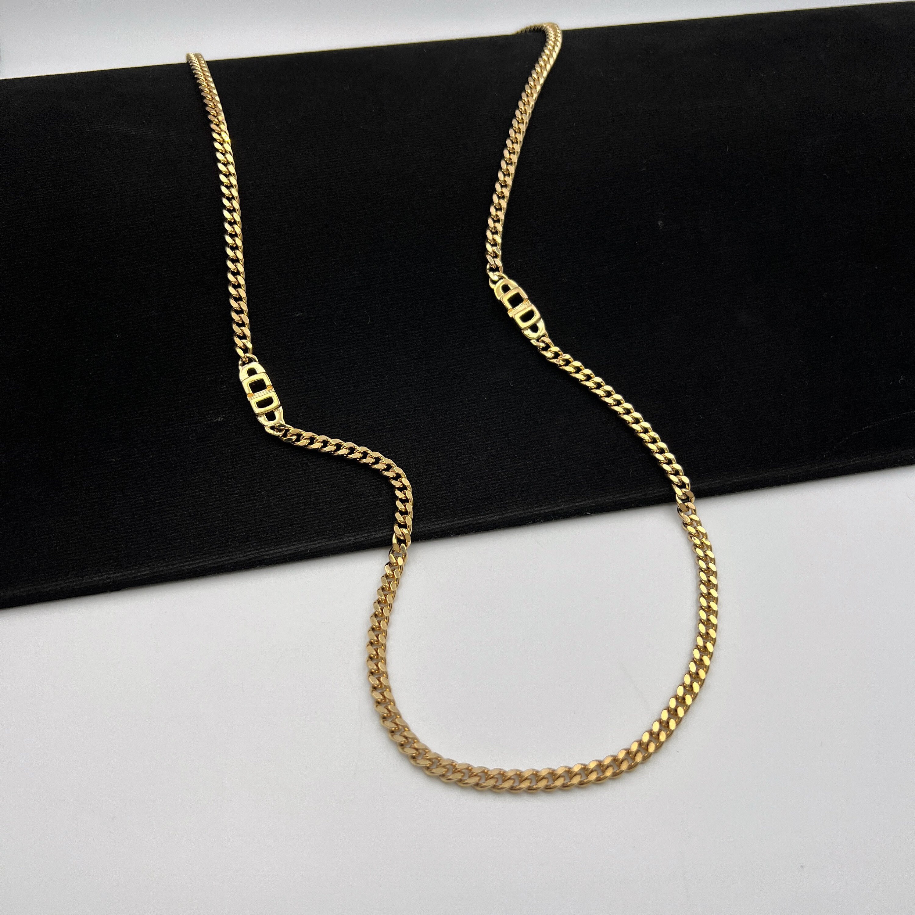 Christian Dior Vintage CD Chain Link 