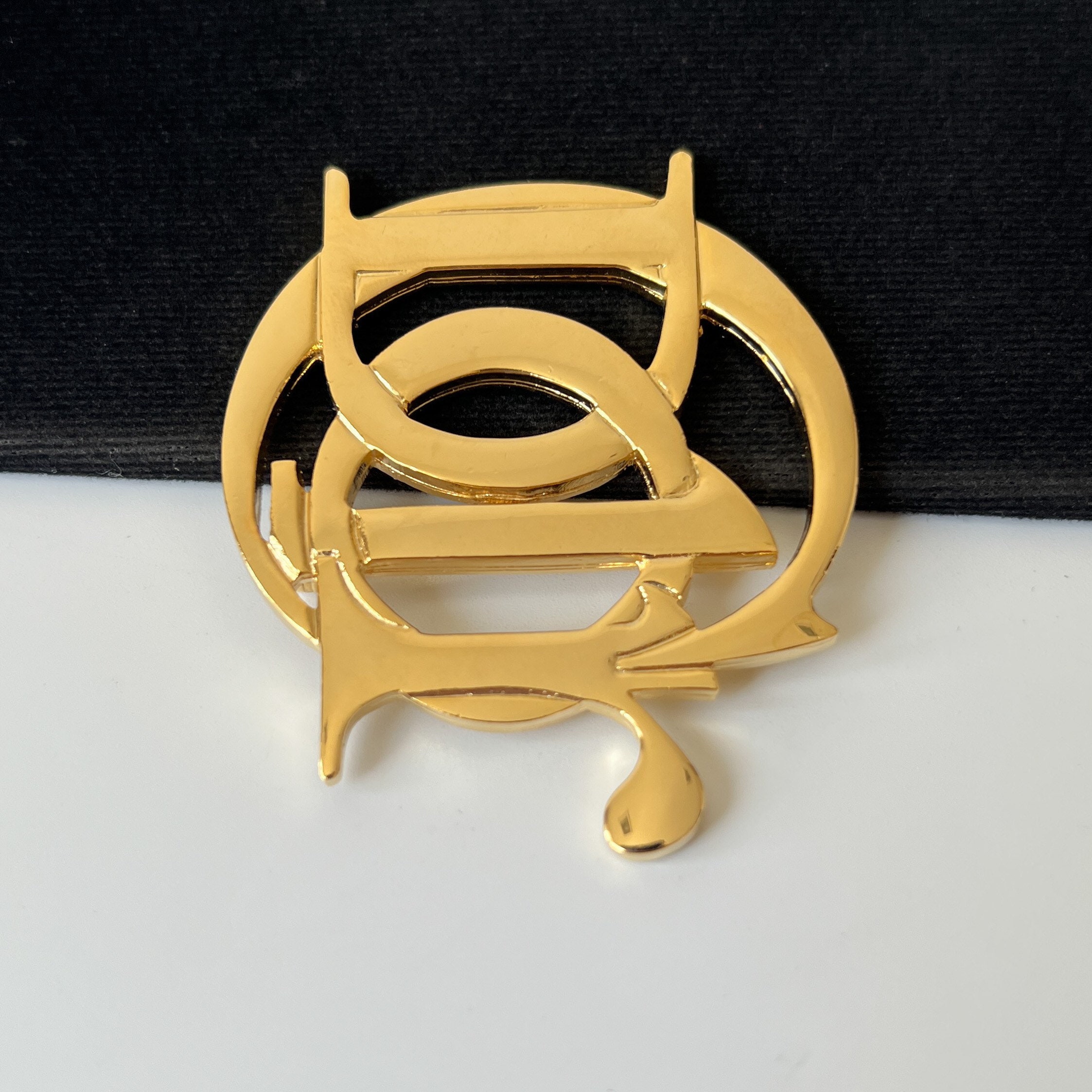 CHRISTIAN DIOR Vintage Dior Logo Brooch - Etsy