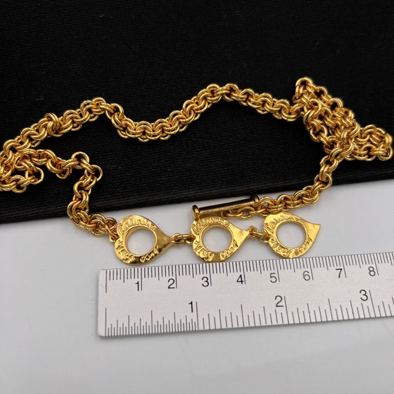 YSL Vintage Gold Chain Necklace - image 9