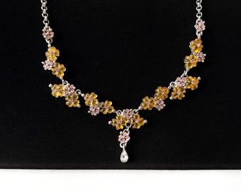 NINA RICCI Vintage Kristall Choker Halsband