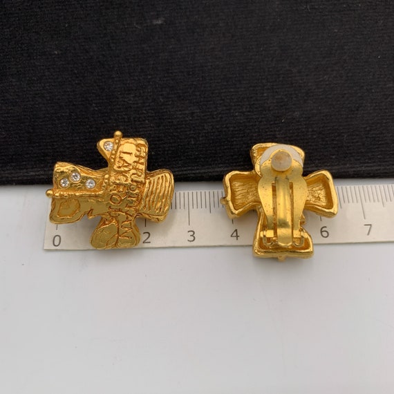 Vintage christian sale lacroix earrings