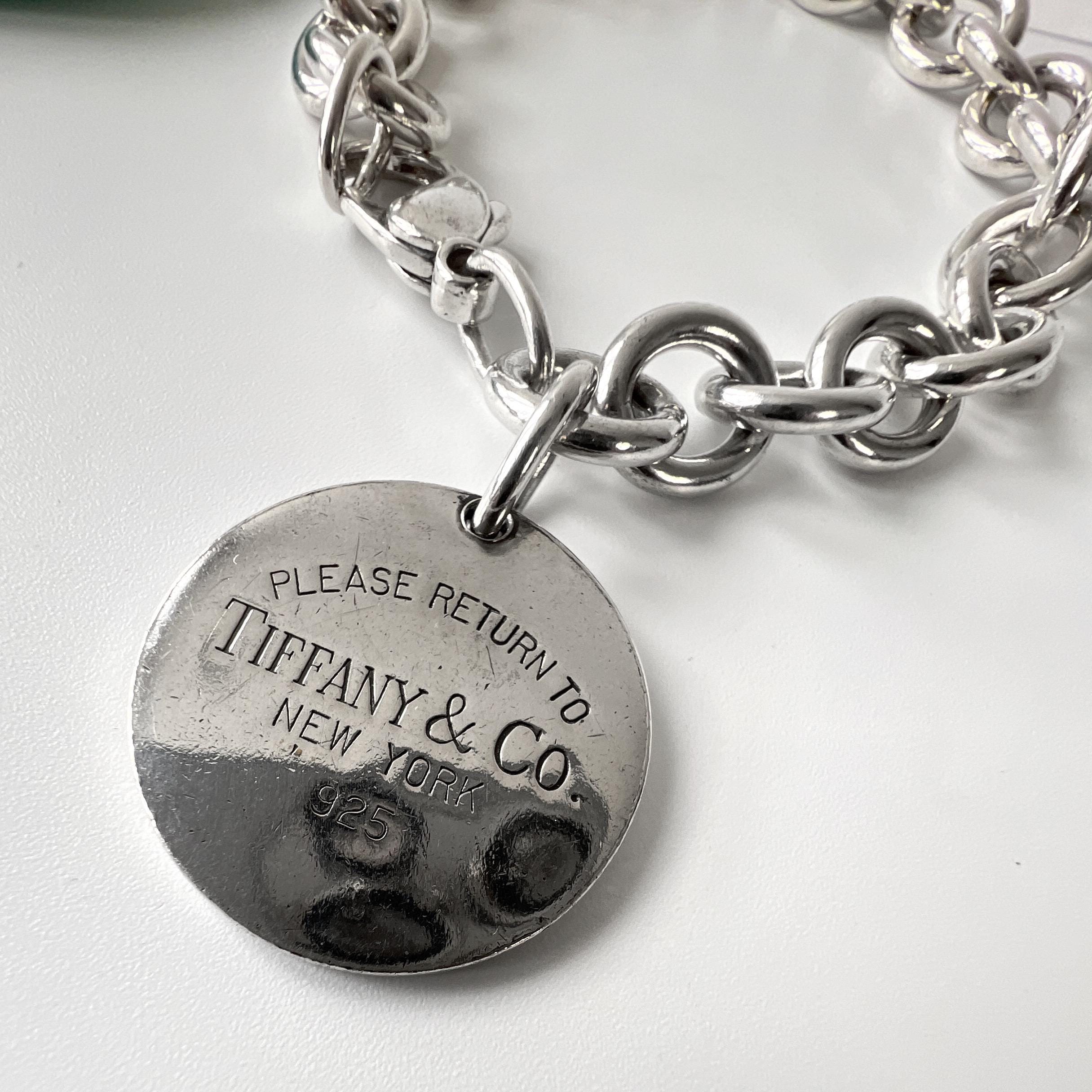 Tiffany & Co. 925 ネックレス✖️2点　リング✖️2点　ブレス1点 Tiffany & Co. Return to Tiffany Coin Tag Bracelet in 925 Sterling