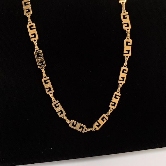 GIVENCHY Vintage GG link logo Necklace