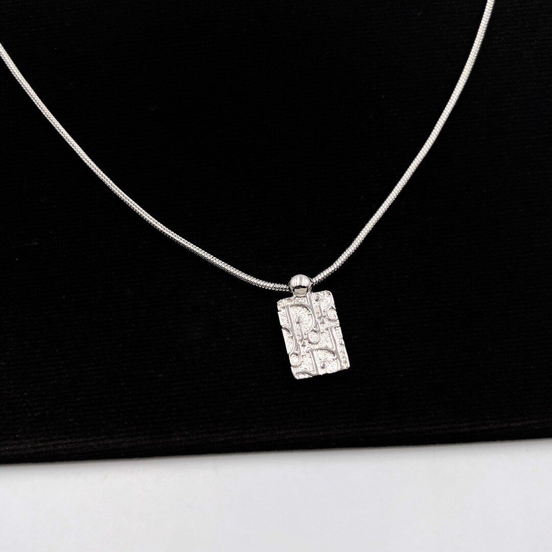 Christian Dior Diorissimo Silver Plated Necklace - Etsy
