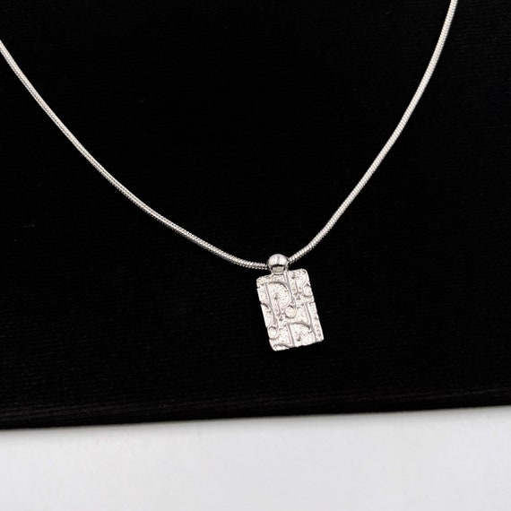 Christian Dior Diorissimo Silver Plated Necklace - Etsy