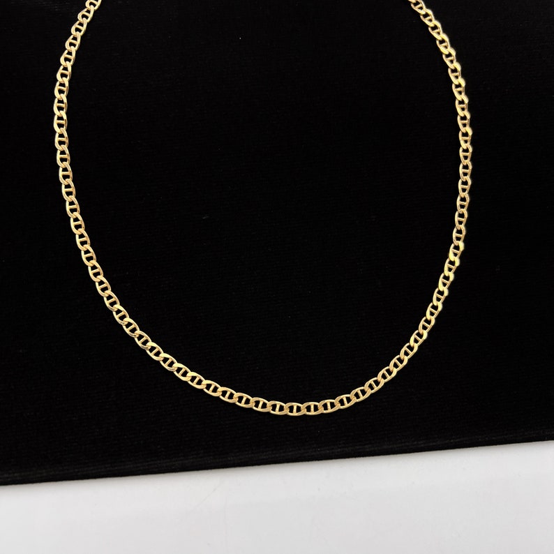 Christian Dior Vintage Chain Gold Plated Choker Necklace 