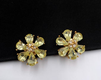 Christian Lacroix Vintage Kristall Ohrclips