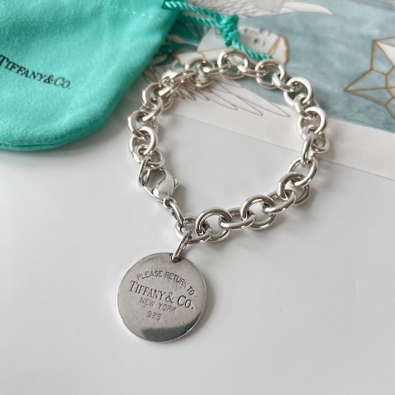Tiffany & Co. Return to Tiffany Coin Tag Bracelet in 925 Sterling