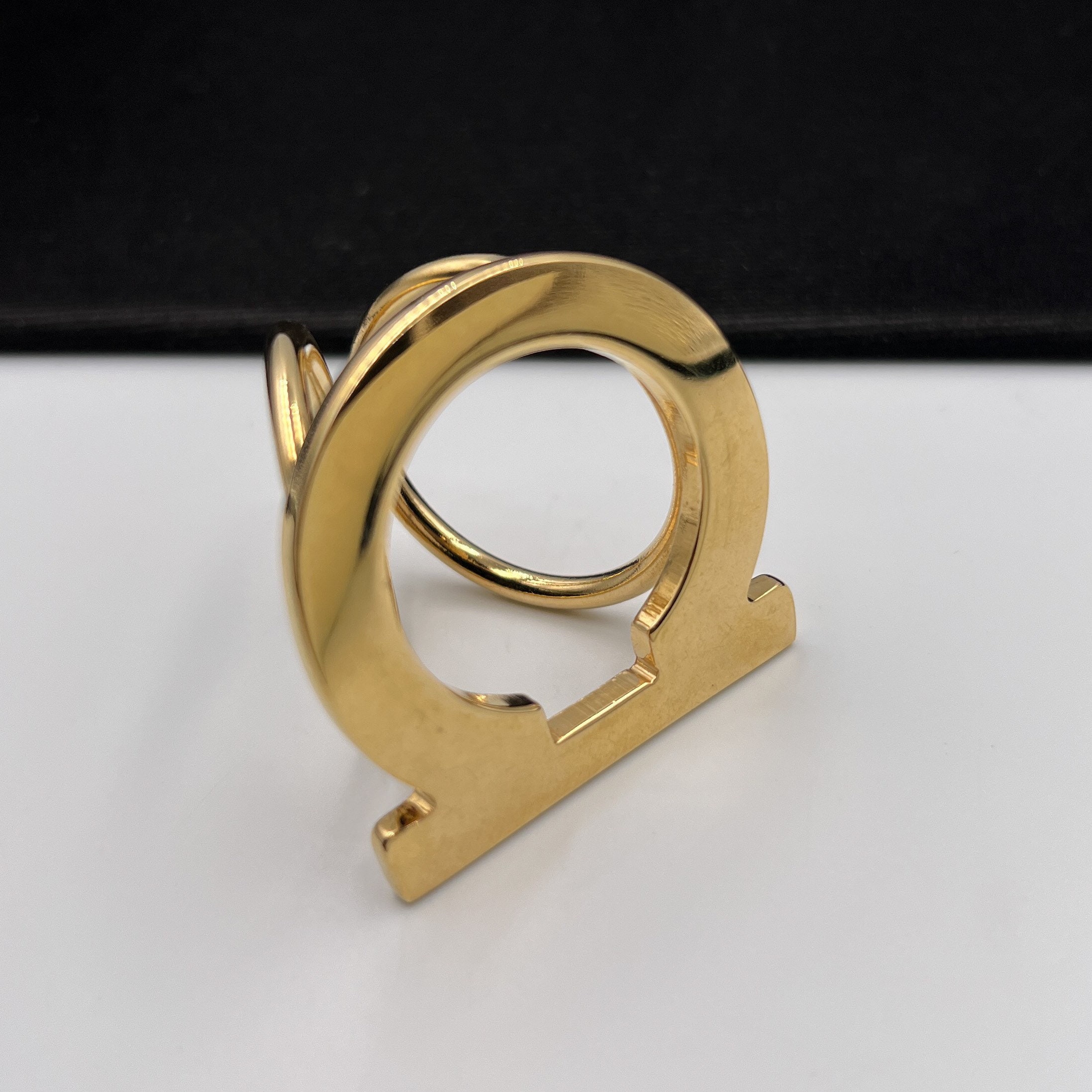 Salvatore Ferragamo Logo Hanging Scarf Ring