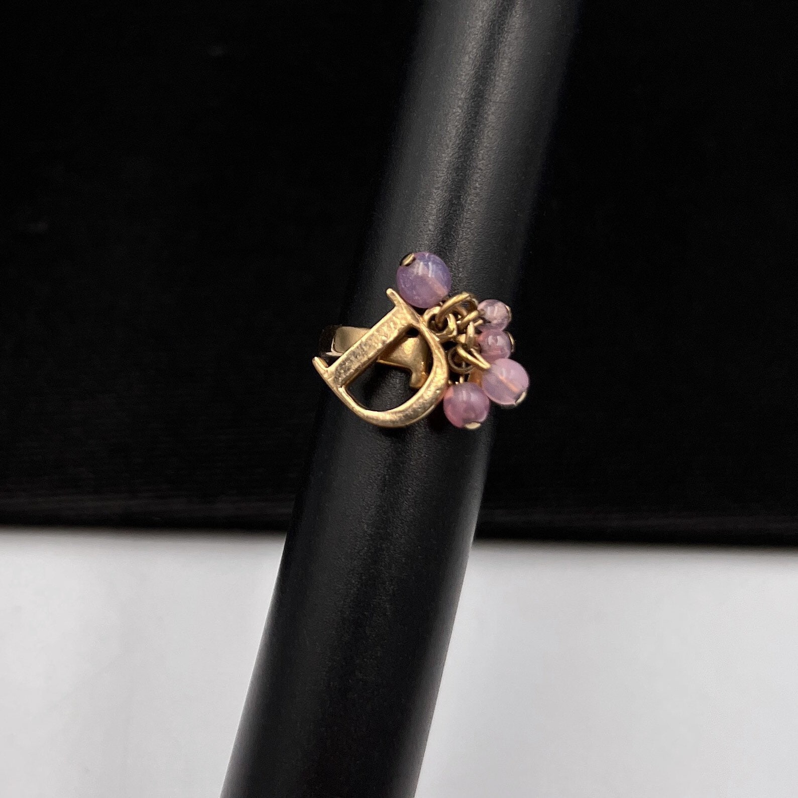 Christian Dior vintage D Bague perl e Etsy France