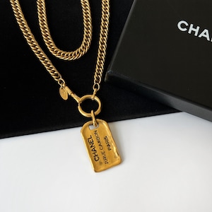 Chanel Vintage 1980's Magnifying Glass Necklace | Foxy Couture Carmel