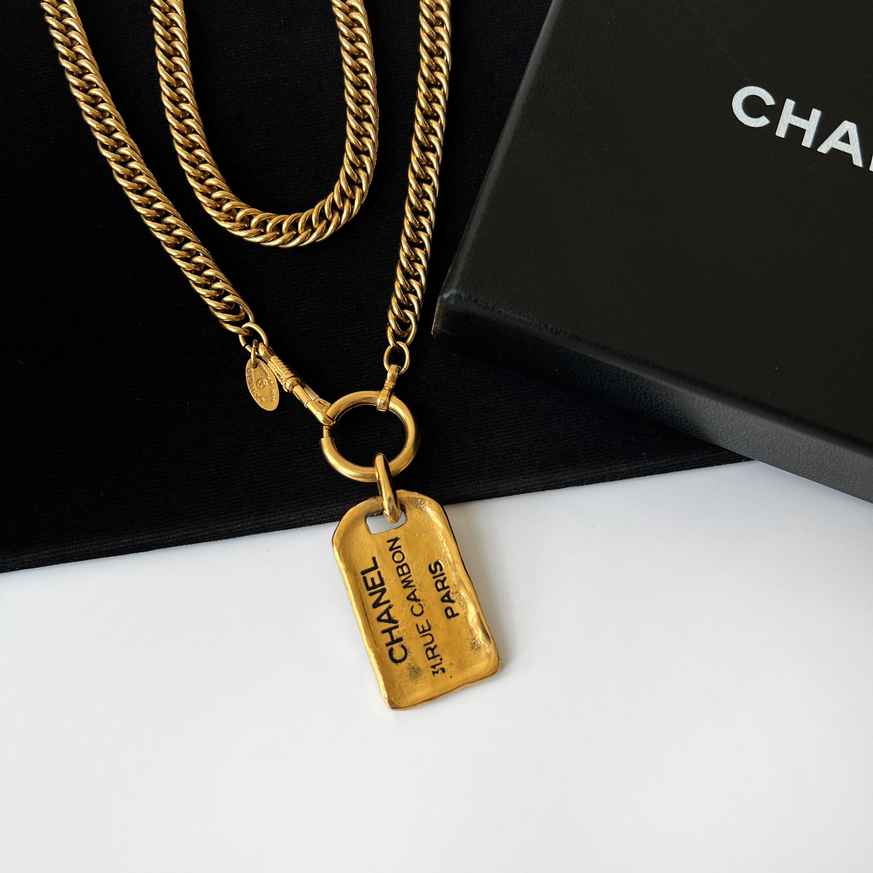Chanel cc necklace