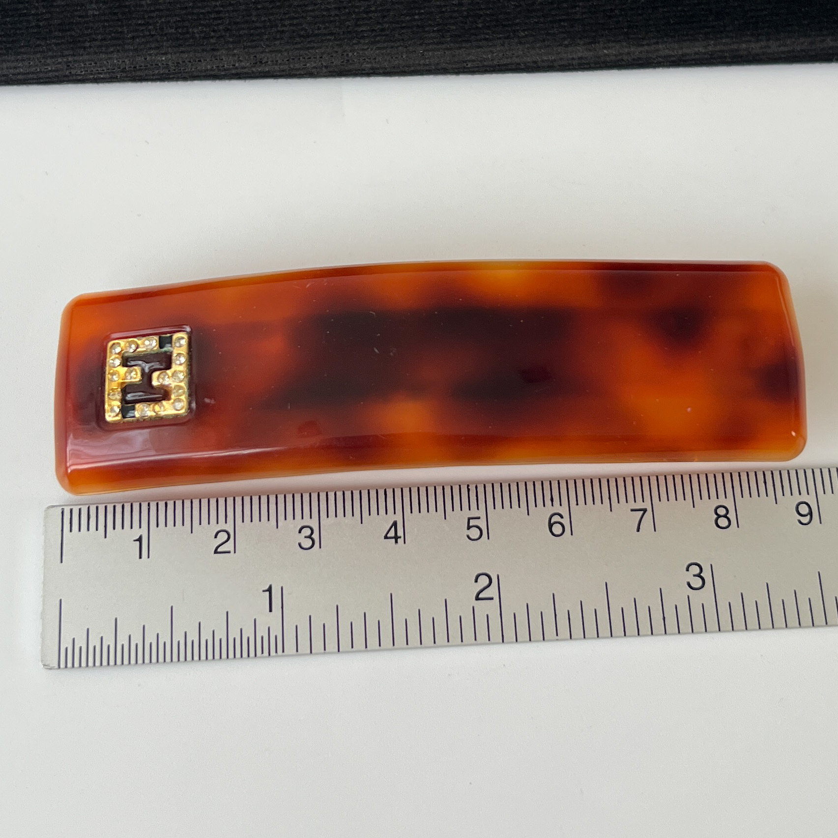 FENDI ヘアピン　ヴィンテージ Fendi Vintage FF Logo Hair Clip - Etsy
