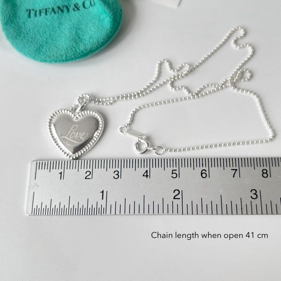 【Tiffany&Co】☆人気☆Tiffany Small Love Pendant Return to Tiffany® Sterling Silver Love Heart Pendant