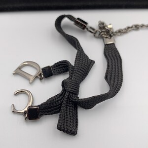 Christian Dior Vintage CD Nylon Bow Bracelet image 3