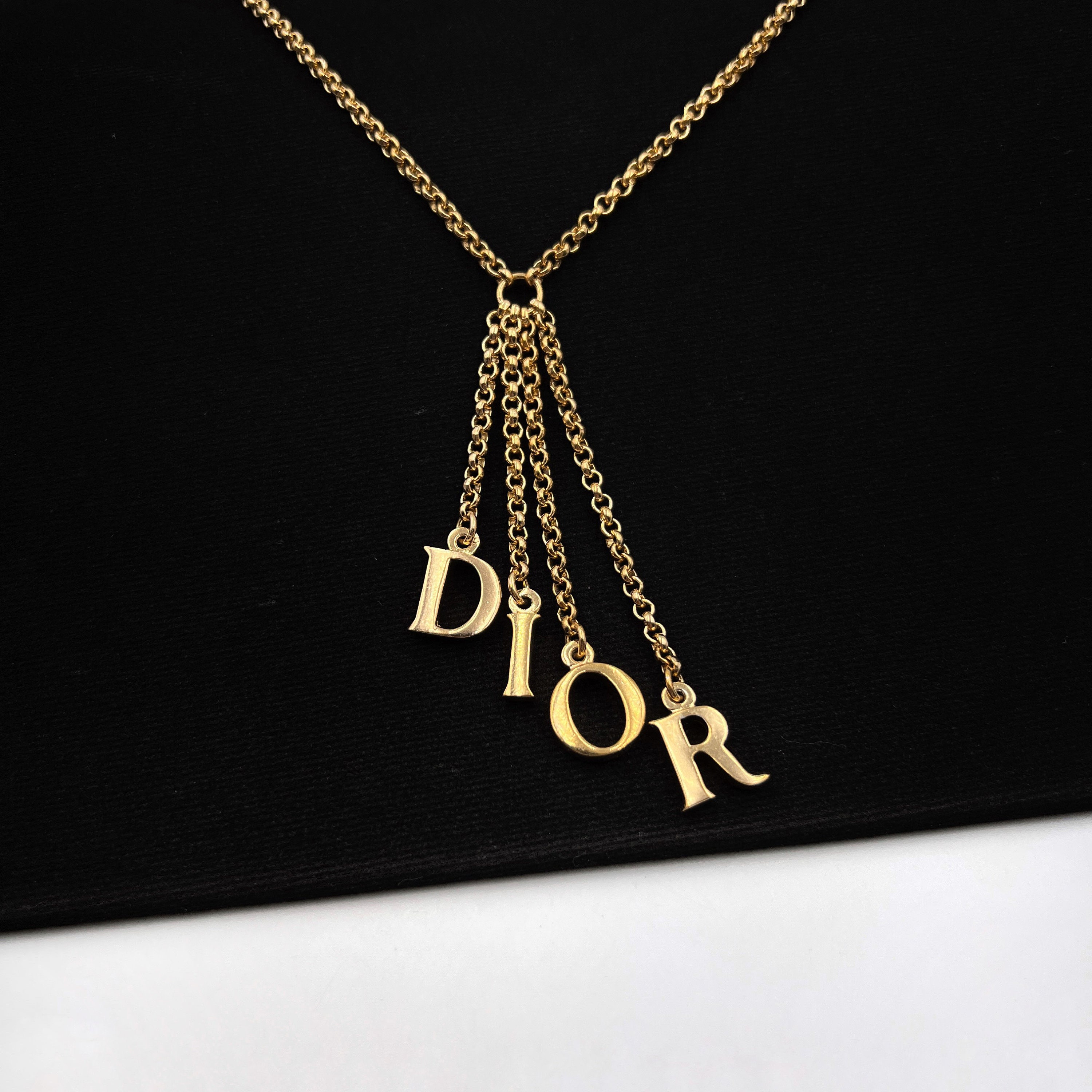 Christian Dior Vintage Dior Logo Charm 