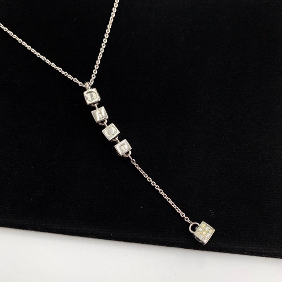 Christian dior deals diamond necklace