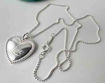 【激レア】Old Tiffany heart necklace Vintage 1991 Tiffany & Co. 18K Gold Bow Sterling Silver