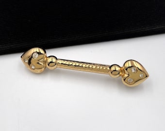 クリスチャン ディオール ヴィンテージ ハート ブローチ - Etsy 日本