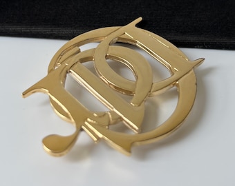 CHRISTIAN DIOR Vintage Dior Logo Brooch - Etsy