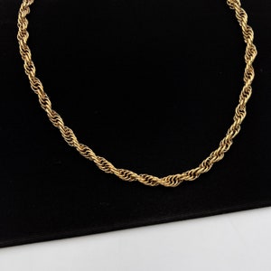 GIVENCHY Vintage Gold Plated Chain Necklace