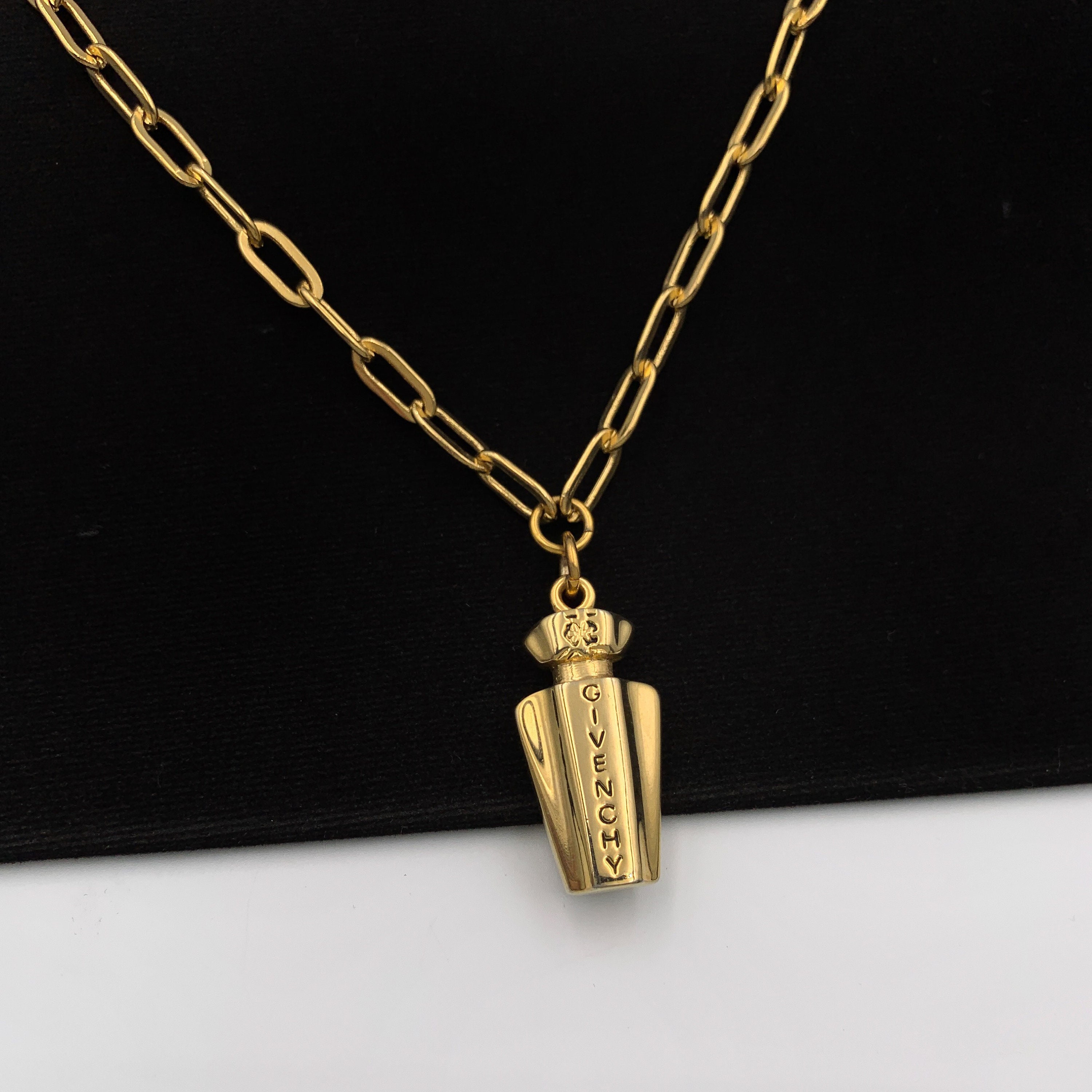 GIVENCHY Vintage Perfume Bottle Pendant 
