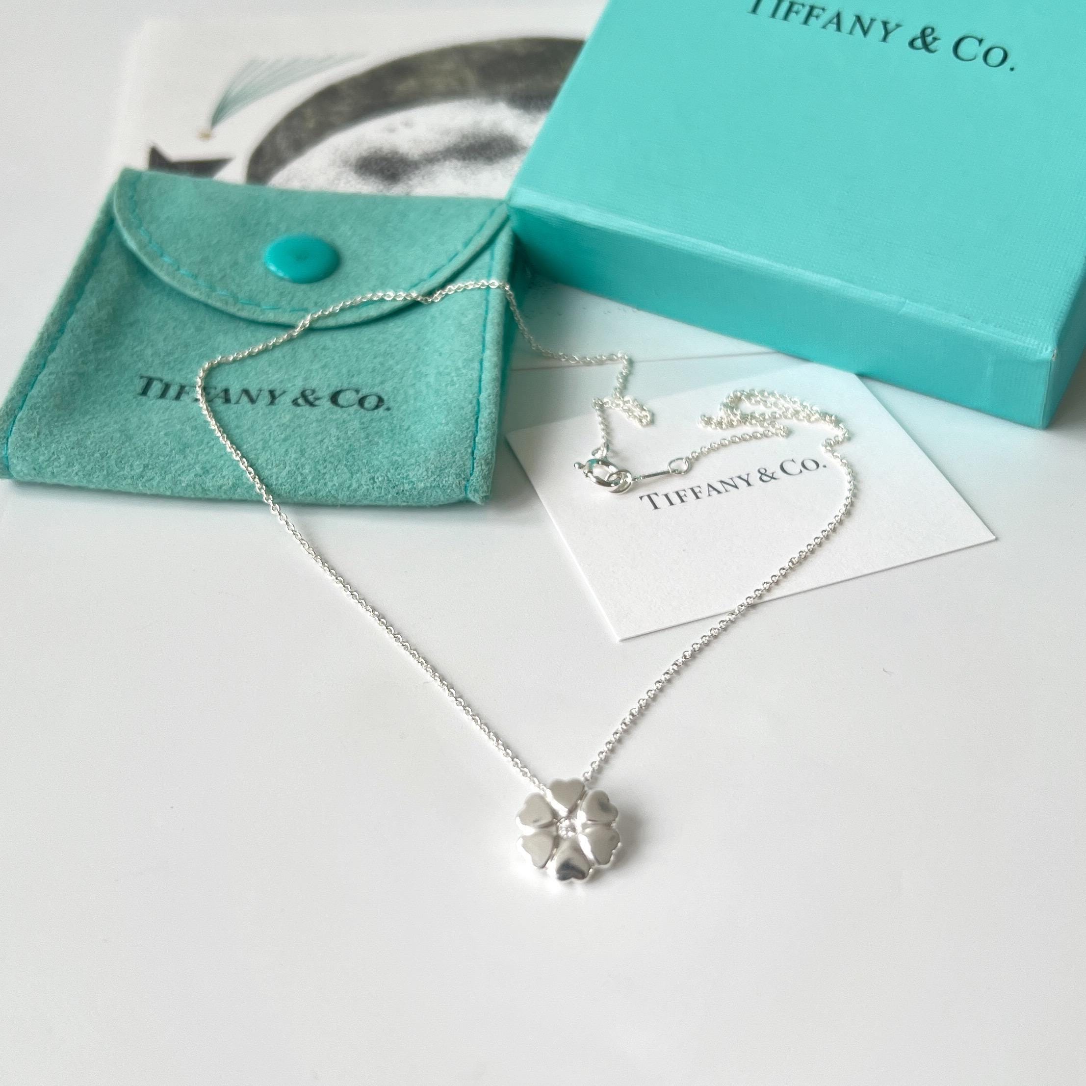 ✨Tiffany necklace✨ティファニーネックレス　フラワー　SV925 Tiffany & Co. Flower Pendant Necklace in 925 Sterling Silver