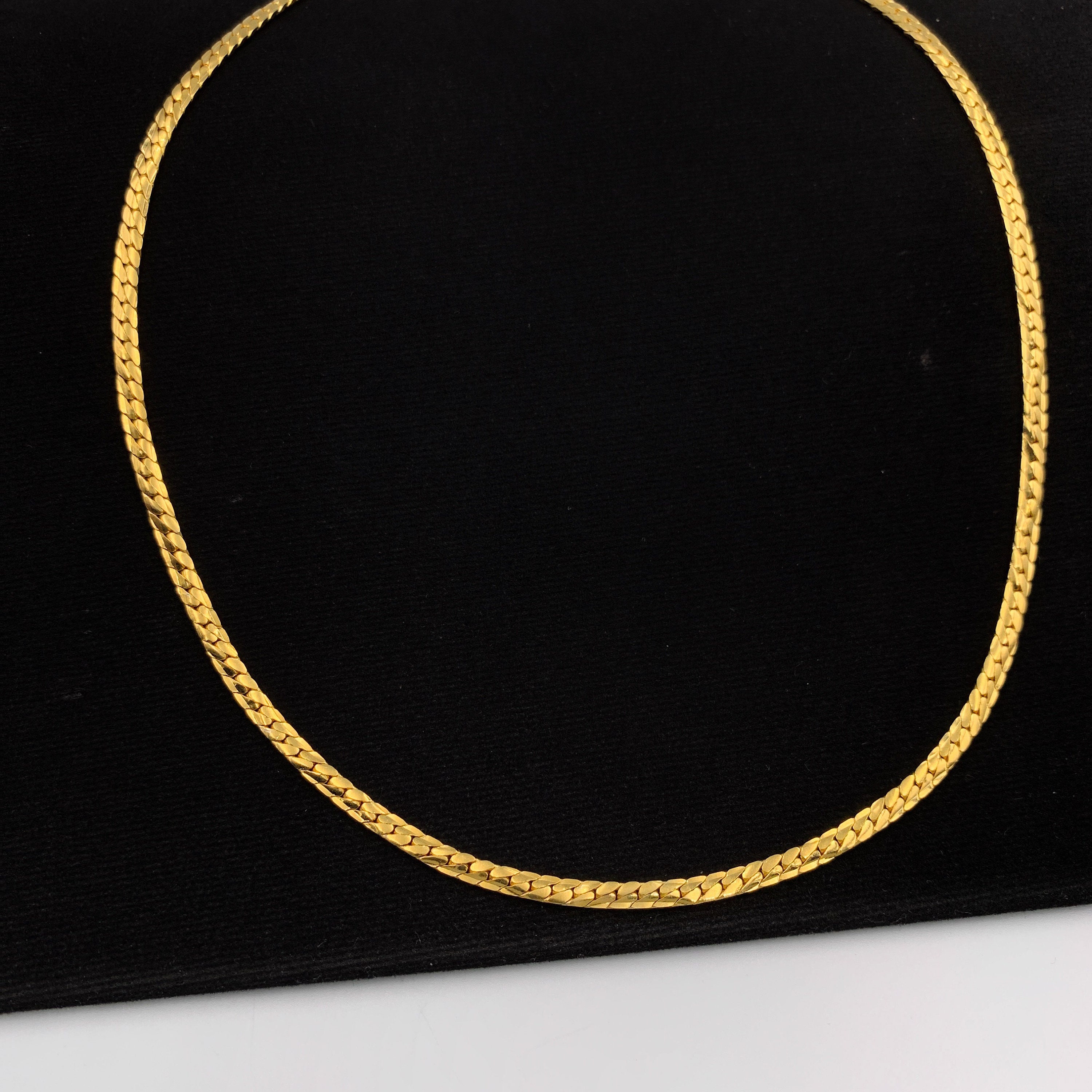 GIVENCHY Vintage Gold Plated Chain Long Necklace - Etsy