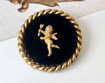 Karl Lagerfeld - Large Vintage KL Brooch - Etsy