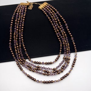 GIVENCHY Vintage Perlen Halskette