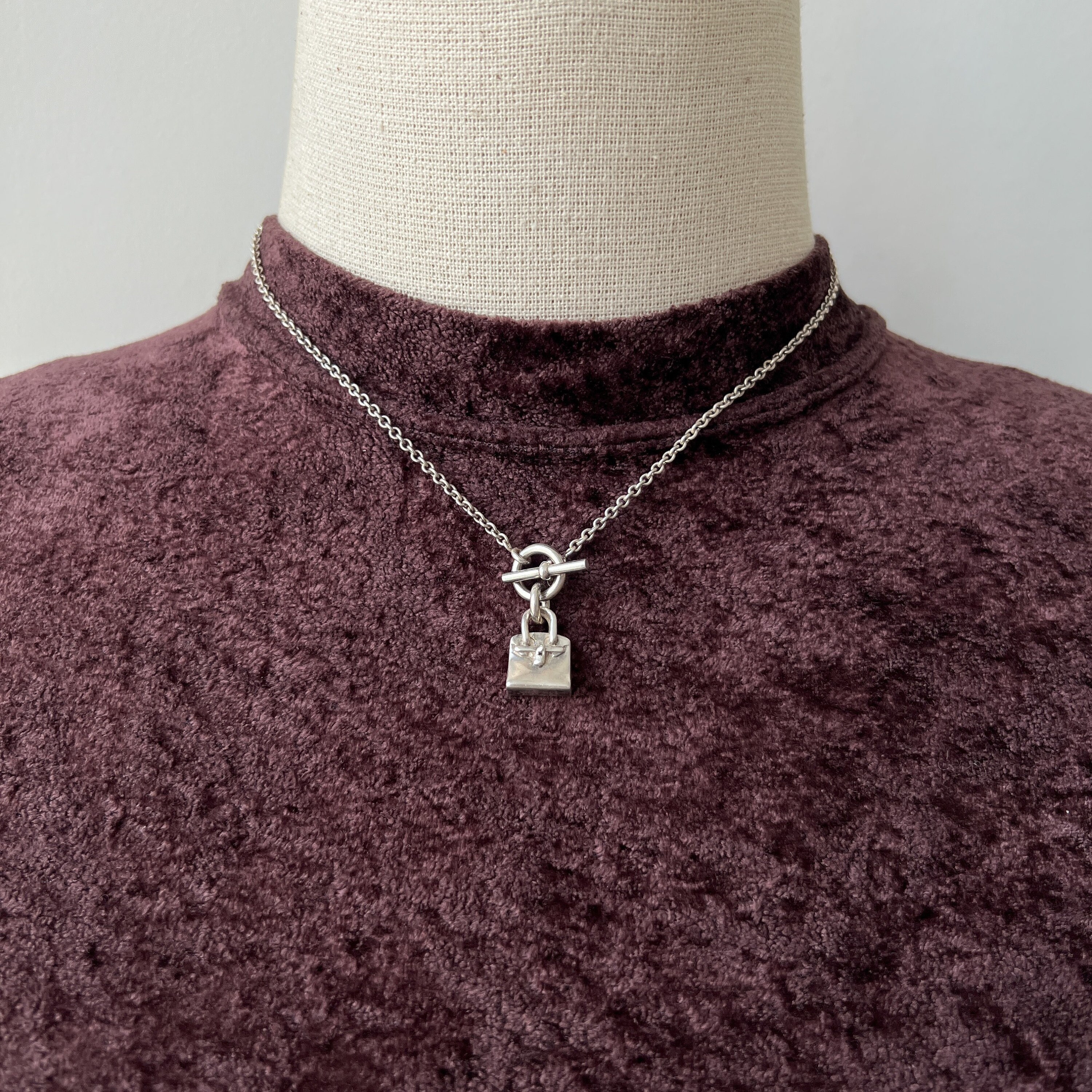 Hermes birkin deals necklace