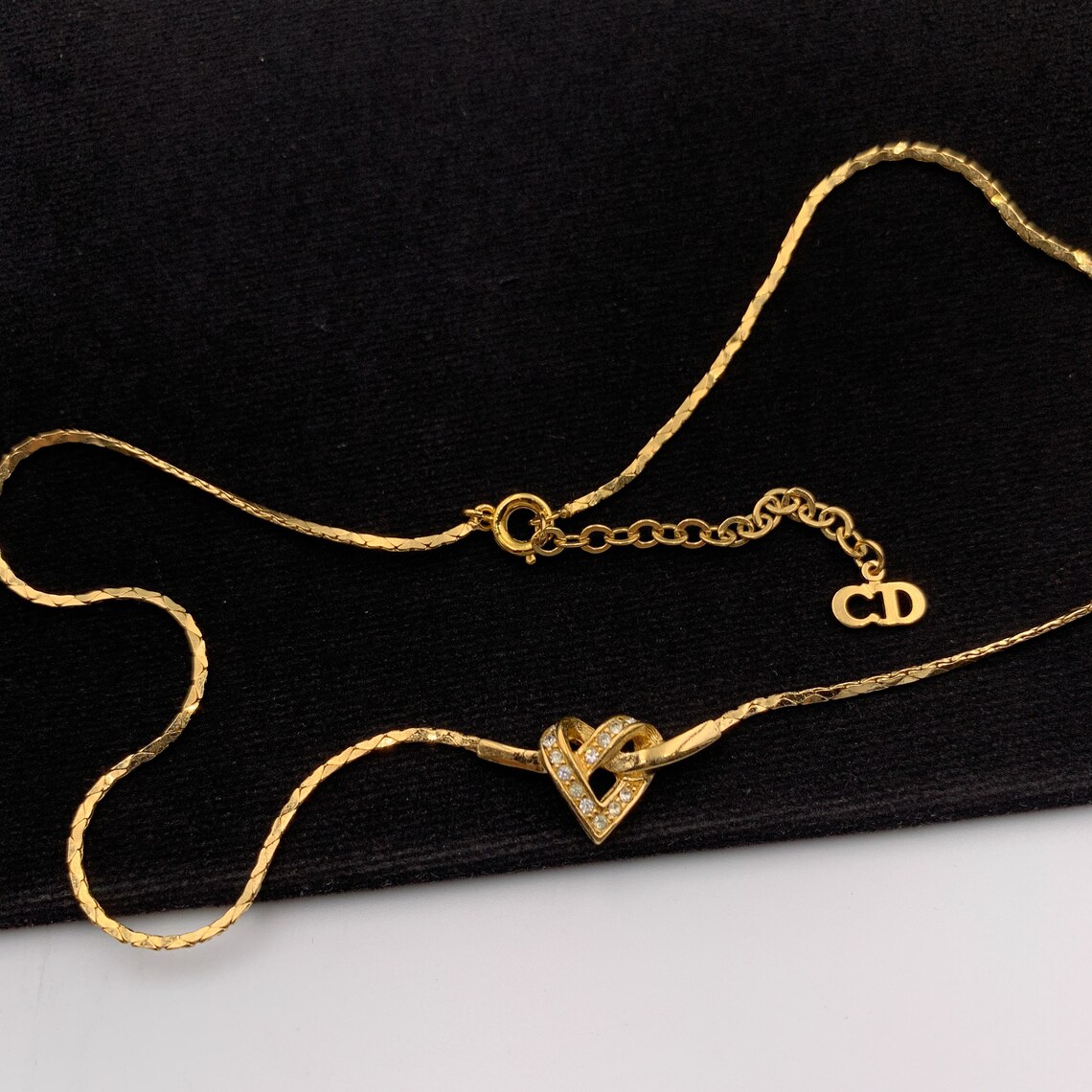 I heart dior necklace Clearance