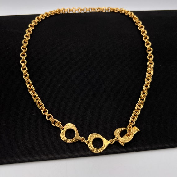 YSL Vintage Gold Chain Necklace - image 3