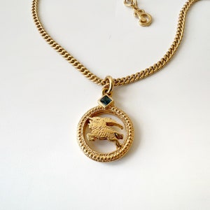 Burberrys of London Necklace Gold Plated with Burberry
